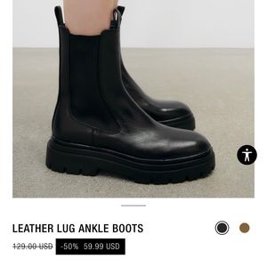 Brand new Zara black boots